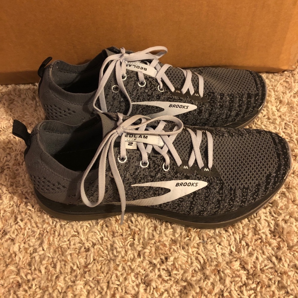 Brooks Womens Bedlam 2 Gray Shoes Size 11